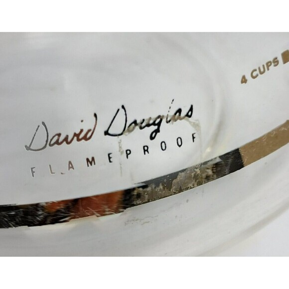 Vintage David Douglas Flameproof 8 Cup Coffee Pot MCM NO LID - Picture 6 of 7